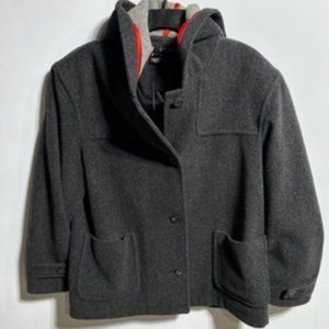 Fleet Street Wool Coat-Size L